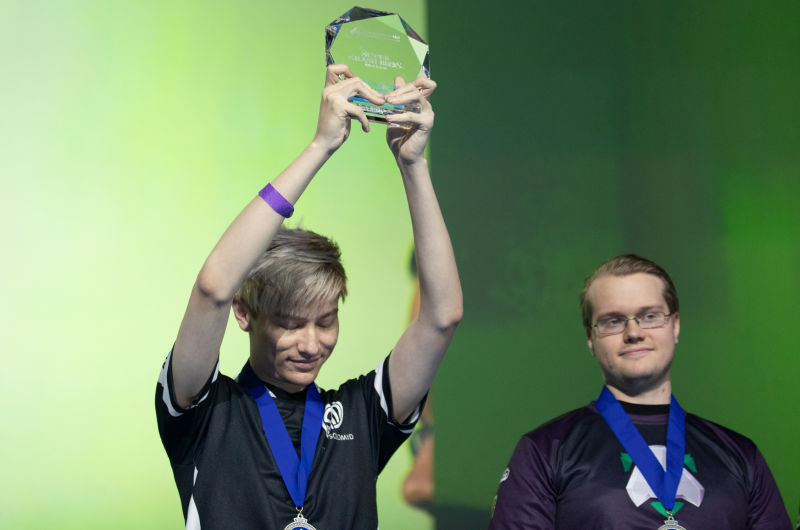 William “Leffen” Hjelte, campeón de Super Smash Bros Melee en EVO 2018.